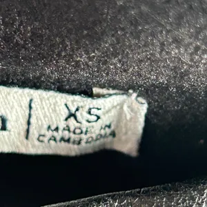 Abercrombie and Fitch Faux Leather Leggings Pants Black‎ XS High Rise thumbnail 4