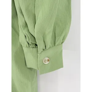Entro Porch Swing Sips Mini Dress Pear Green Ruffle Button Front Small‎ NWT thumbnail 6