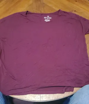American Eagle Outfitters Women’s Short Sleeve Tee - Plum thumbnail 1