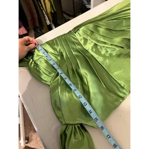 Off Shoulder Green Formal Glam Gala Prom Special Event Dress Size 4 NEW thumbnail 11
