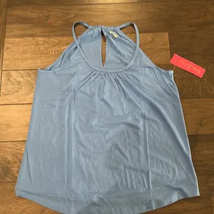 NWT Lilly Pulitzer Lacy Top in Blue Haven Sz M thumbnail 4