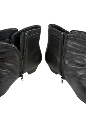 *Rockport by Cobb Hill Abbott Panel Ankle Boots Size 7.5 Black Leather Comfort thumbnail 8