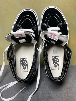 Vans Sk8-Hi Skate Black Suede/Canvas Shoes Women's Size 7.5 thumbnail 5