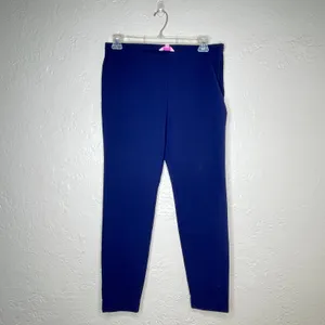 Lilly Pulitzer Alessia Stretch Dinner Pants Navy‎ Blue Side Zip 27269 Womens 14 thumbnail 2