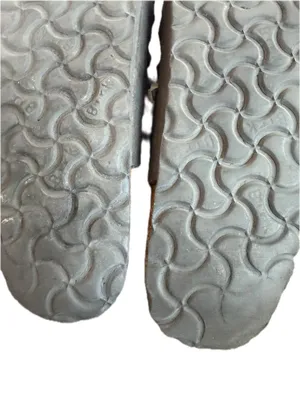 Birkenstock Black Leather Cutout Strap Slide Sandals Buckle Ankle Size 6 Women's thumbnail 2