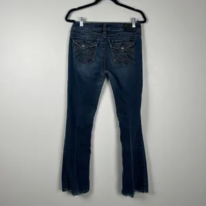 Silver Jeans Co Suki Surplus Bootcut Jeans Blue‎ Medium Wash Mid Rise 29x32 thumbnail 5