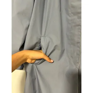 Mulberry Street Vintage Light Blue Collared Raincoat Padded Jacket Womens Medium thumbnail 2