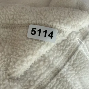 Patagonia Synchilla‎ Fleece Jacket Women's XL Beige Quarter Zip Pullover READ thumbnail 8