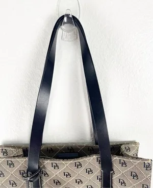 DOONEY & BOURKE North South Double Straps Interior Pockets Shoulder Bag Tote thumbnail 12