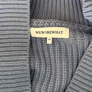 Revolve WEWOREWHAT Oversized‎ Cardigan Sweater Chunky Knit Storm One Size thumbnail 11