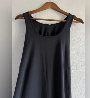 Lululemon Pima Cotton Open-Back Midi Dress Black thumbnail 13