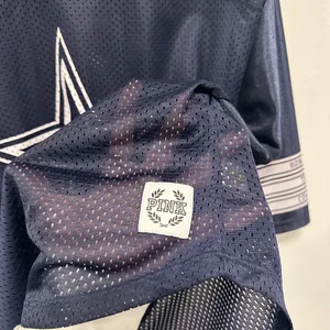 PINK Victoria's Secret Dallas cowboys nfl Navy star Jersey size large! thumbnail 5