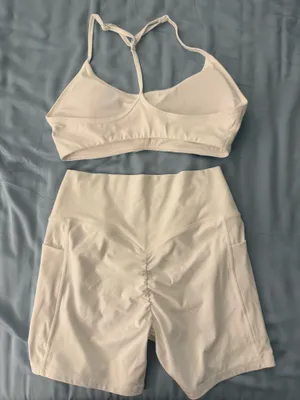 White Workout Set Amazon thumbnail 3
