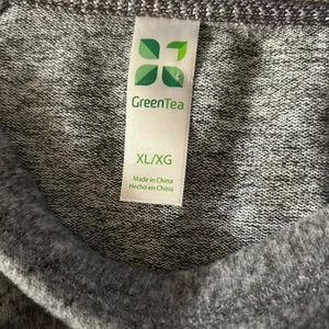 GreenTea Soft Gray Pyjamas PJ Warm Lesiure Set Top and pants Sz XL thumbnail 3
