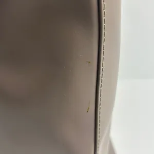 Kate Spade New York Taupe Leather Tote Bag with Glitter Bow Charm Zip Top thumbnail 7