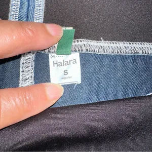 Halara Jeans Women's Small Sunset Blue Flex High Waisted Stripe Wide Leg Flowy thumbnail 2
