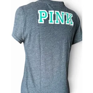 VTG Victoria's Secret PINK Michigan State Spartans Sequin T-Shirt Size L Gameday thumbnail 3