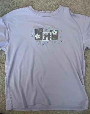style tang purple butterfly tshrt thumbnail 1