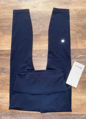 Lululemon Wunder Train High Rise 25” True Navy Size 4 NWT thumbnail 1