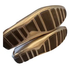 Metallic Gold Driving Loafer Flats Comfort Shoes 10 Holiday Eastland thumbnail 4