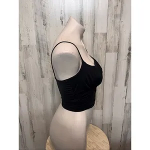 Live in the Moment Black Ruched Cami Top Women’s Size M thumbnail 8