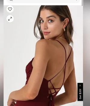 Lulus tight maxi dress thumbnail 4