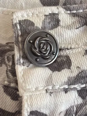 Maurice Black and White Floral Skinny Jeans thumbnail 7