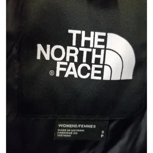 The North Face Nuptse Short Jacket Womens S White Black 700 Fill Down Puffer thumbnail 3