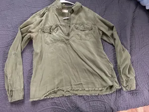 Green Hollister Button-Up thumbnail 1