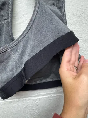 Nike Gray Sports Bra thumbnail 5