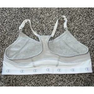 Champion women's gray sports bra size‎ large thumbnail 5
