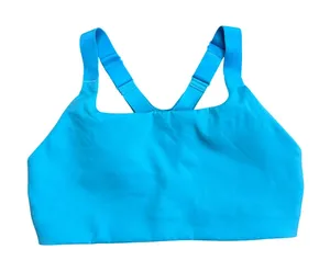 Lululemon AirSupport Bra Women 4 Cyan Blue Excellent High Support C/D LW2DQ8S thumbnail 1