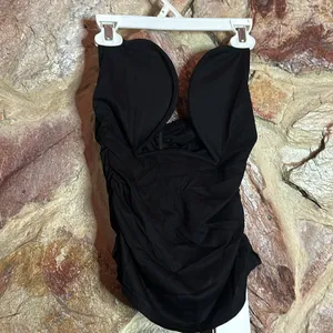 Commense Strapless Wire Bustier Tube Top size XS Black thumbnail 3