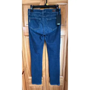 PAIGE Women Skinny Jeans‎ Sz 26 Dark Wash Indigo Blue Stretch Denim NWT New thumbnail 2