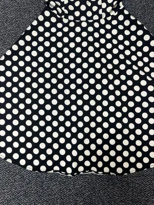 Bridesmay Black and White Polkadot Dress Size Small thumbnail 4