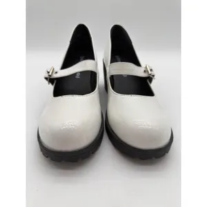 Dirty Laundry Chunky Heel Platform White Lug Sole Mary Jane Loafer 9.5 Y2K thumbnail 3