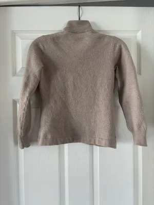 Gap Tan Quarter-Zip Sweater - Size XXS thumbnail 3