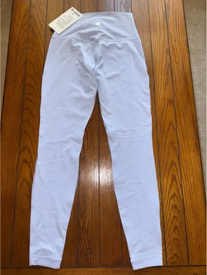 Lululemon Align High Rise 28” Pastel Blue Double Lined Size 8 NWT thumbnail 2