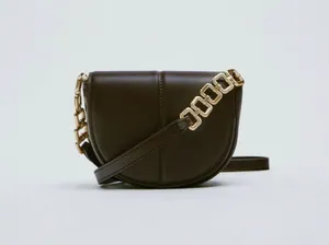 ZARA Leather Purse Crossbody thumbnail 1