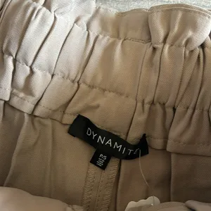 Dynamite almond tan milanda paper bag waist shorts thumbnail 3