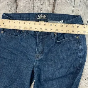 Lucky Brand Long Inseam Jeans 12/31 dark Wash thumbnail 8