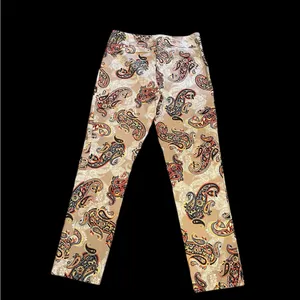 Melissa Paige Bohemian Paisley Mid Rise Stretch Pull On Pants Leggings thumbnail 2