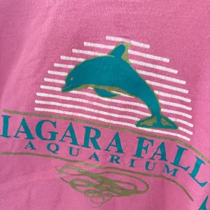 Vintage Pink Niagara Falls Aquarium T-Shirt XLARGE thumbnail 3