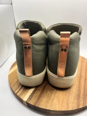Ryka Lifestyle Vera Olive Army Green Wedge Sneaker Bootie Shoe Sz. 9W thumbnail 3