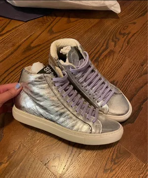 P448 Silver Sneakers thumbnail 2