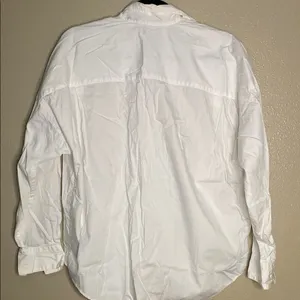 White and‎ Gold Embroidered Button Down Shirt western cowgirl thumbnail 4
