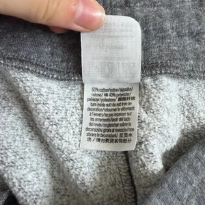 PINK Victoria's Secret gray pull‎ on fleece lined pocket jogger sweatpants large thumbnail 7