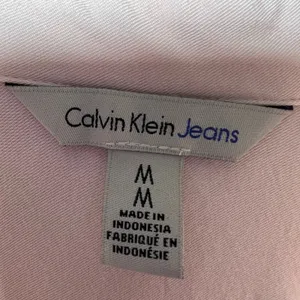 Calvin Klein Jeans Medium Blush‎ Pink Long Sleeve Viscose Button Up Shirt thumbnail 2