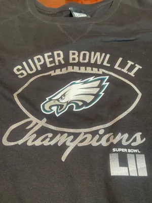 NFL Philadelphia Eagles Super Bowl LII Champions Sweatshirt Ladies 2XL Fanatics thumbnail 7