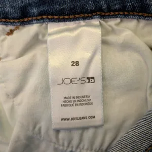 Joe's Jeans Women 28 Medium Indigo Straight Leg Distressed Denim 45GXLLT65994‎ thumbnail 7